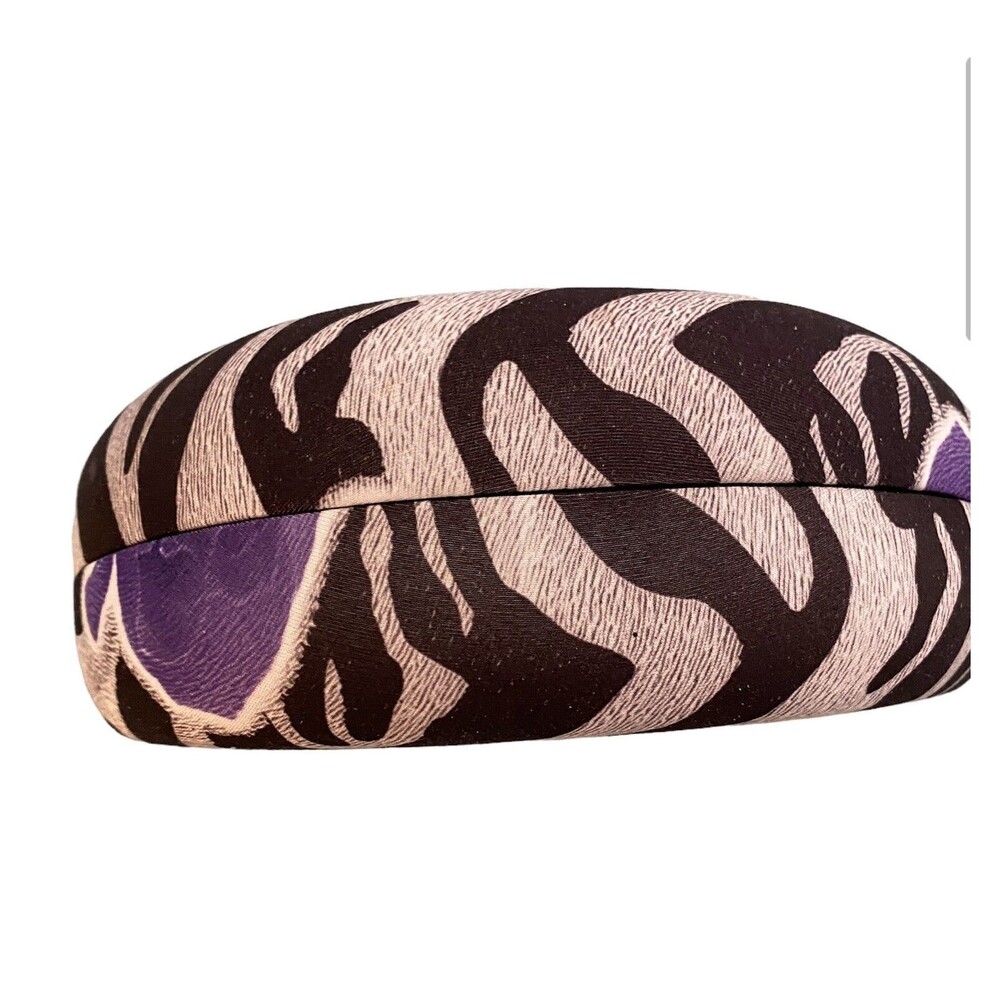 California Accessories Sunglass hard shell Case-purple and black NWT